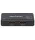 VIDEO SPLITTER MANHATTAN HDMI UHDTV 4K 30 HZ, 1 IN: 2 OUT 207669