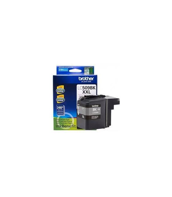CARTUCHO BROTHER LC509BK NEGRO 2,400 PAG. APROX. ALTO REND