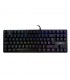 TECLADO MECANICO TKL GAME FACTOR RGB,USB NEGRO, SWITCH BLUE KBG500-BL