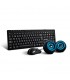 KIT TECLADO / MOUSE / BOCINAS VORAGO KMS-104