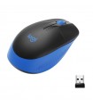 MOUSE LOGITECH M190 INALAMBRICO AMBIDIESTRO AZUL (910-005903)