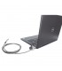 CANDADO MANHATTAN LAPTOP WEDGE N17 LLAVE 2MTS NEGRO 440295