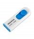 MEMORIA FLASH ADATA C008 32GB USB 2.0 BLANCO/AZUL (AC008-32G-RWE)