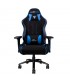 SILLA GAME FACTOR TELA RECLINABLE 4D, METAL NEGRA/AZUL CGC600-BL