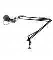 BRAZO PARA MICROFONO/CAMARA GAME FACTOR AJUSTABLE NEGRO MAG500