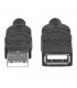 CABLE DE EXTENSION MANHATTAN USB V2.0 M H 1.8M NEGRO 480 MBPS 338653