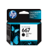 CARTUCHO DE TINTA HP ORIGINAL INK ADVANTAGE 667, NEGRO (3YM79AL)
