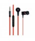 AUDIFONOS AURICULAR GETTTECH SMOOTH MI-2140R C/MIC NEGRO C/ROJO 3.5MM