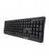 TECLADO VORAGO KB-102 MULTIMEDIA USB NEGRO