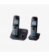 PANASONIC TELEFONO INALAMBRICO P. LCD 1.8 + 1 AURI NEGRO(KX-TG4112MEB)