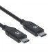 CABLE MANHATTAN USB-C M-M 2.0M ALTA VELOCIDAD 355247