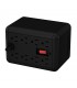 REGULADOR DE VOLTAJE QIAN BAOSHAN EN1000 1000 VA 8 CONTACTOS 2 USB