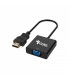 CABLE STYLOS HDMI/VGA/ AUX 3.5MM /15 CM (STACHV1B )