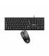 KIT STYLOS MOUSE Y TECLADO ALAMBRICO 105/3 TECLAS ESPAÑOL (STPKTM4B)
