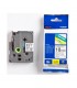 CINTA LAMINADA BROTHER TZE241 NEGRO SOBRE BLANCO 18MM