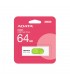 MEMORIA FLASH ADATA UV320 64GB USB 3.2 WHITE-GREEN (AUV320-64G-RWHGN)