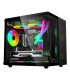 GABINETE XZEAL CUBO M-ATX/ITX NEGRO 3 VENTILADORES ARGB XZGAMC1B