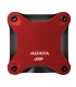 SSD EXT ADATA SD620 1TB 3.2 USB 520/460 MBS GEN2 ROJO (SD620-1TCRD)