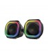 BOCINA USB GAMER GLIMM QUAD BG555 2.0 BT RGBCONTROL DIG 10WTS NEGRO