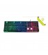 TECLADO STYLOS ALAMBRICO MEMBRANA100% USB1.4M TRANSPARENTE STTEALLED1T
