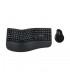 COMBO ACTECK VIRTUOS FITT MK770 INALÁMBRICO/ERGONOMICO USB/C NEGRO (AC-936248)