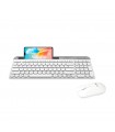 COMBO ACTECK SILK MK720 2-1 ERGONOMICO/INALAMBRICO/USB BLANCO (AC-936262)