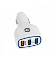 CARGADOR PARA COCHE GETTTECH GCC-30FC-01 VOLSTOK 3 PUERTOS USB