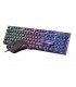 KIT TECLADO Y MOUSE XZEAL STARTER MEMBRANA LUZ RAINBOW (XSKTALRW1B)