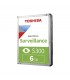 DISCO DURO INTERNO TOSHIBA S300 6TB 3.5" SATA 5400RPM CCTV 64CAM BULK (HDWT860UZSVA)