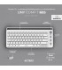 TECLADO ACTECK UNY COMP TI685 2.4GHZ 3 MODOS BT BLANCO (AC-934190)