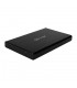 ENCLOSURE VORAGO DD 2.5" SATA USB TIPO C 3.1 NEGRO HDD-202
