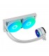 ENFRIAMIENTO LIQUIDO GAME FACTOR 2x120RGB 250W 70 CFM BLANCO LQG601 WH