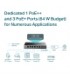 SWITCH DE ESCRITORIO GIGABIT TP-LINK 6PTOS 3POE+ 1POE++ /TL-SG1006PP