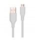 CABLE USB VORAGO USB- MICRO USB 1 METRO BLANCO (CAB-M01W)