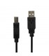 CABLE VORAGO PARA IMPRESORA USB/AB 2.0 1.8 MTS NEGRO (CAB-AB018)