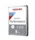 DD INT TOSHIBA 8TB X300 PERFORMANCE 3.5” 7200rpm 256MB (HDWR780XZSTA)