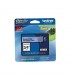 CINTA BROTHER LAMINADA NEGRO SOBRE CLARO 18MMX8M TZE141