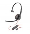 POLY DIADEMA BLACK WIRE C3210 USB-A MONAURAL NEGRA(209744-101)