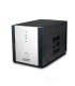 REGULADOR MARCA CDP MOD R-AVR2408 2400 VA 1800W, 8 CONTACTOS, COAXIA