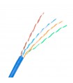 BOBINA DE CABLE UTP QIAN QGR-NC006 CAT6 AZUL23 AWG INTERIOR