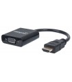 CONVERTIDOR MANHATTAN VIDEO HDMI A SVGA, NEGRO 151436