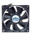VENTILADOR GABINETE/FUENTE MANHATTAN 80MM NEGRO 3 PIN 700955