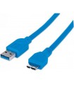 CABLEMANHATTANUSB3.0AMACHO-MICROBMACHO2.0MAZUL325424