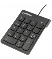 TECLADO NUMERICO MANHATTAN USB ALAMBRICO 18 TECLAS NEGRO 176354