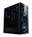 GABINETE YEYIAN GAMER YNH-B2100 BLADE 2100 LAT C/T, 1VEN LED/USB NEGRO