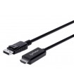 CABLE MANHATTAN DISPLAYPORT A HDMI 4KA60HZ MACHO -MACHO 3M 153218